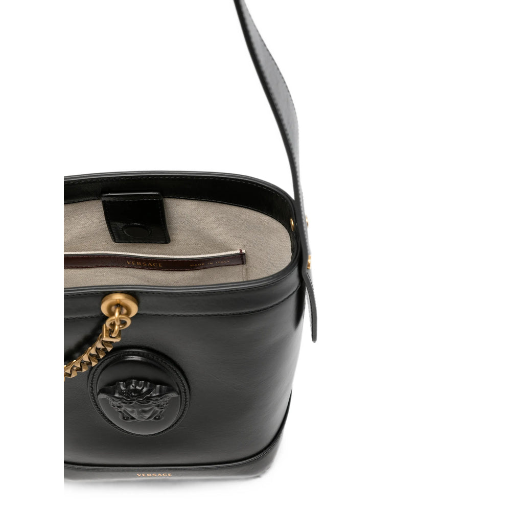 Versace Black Bucket Bags Women VERSACE