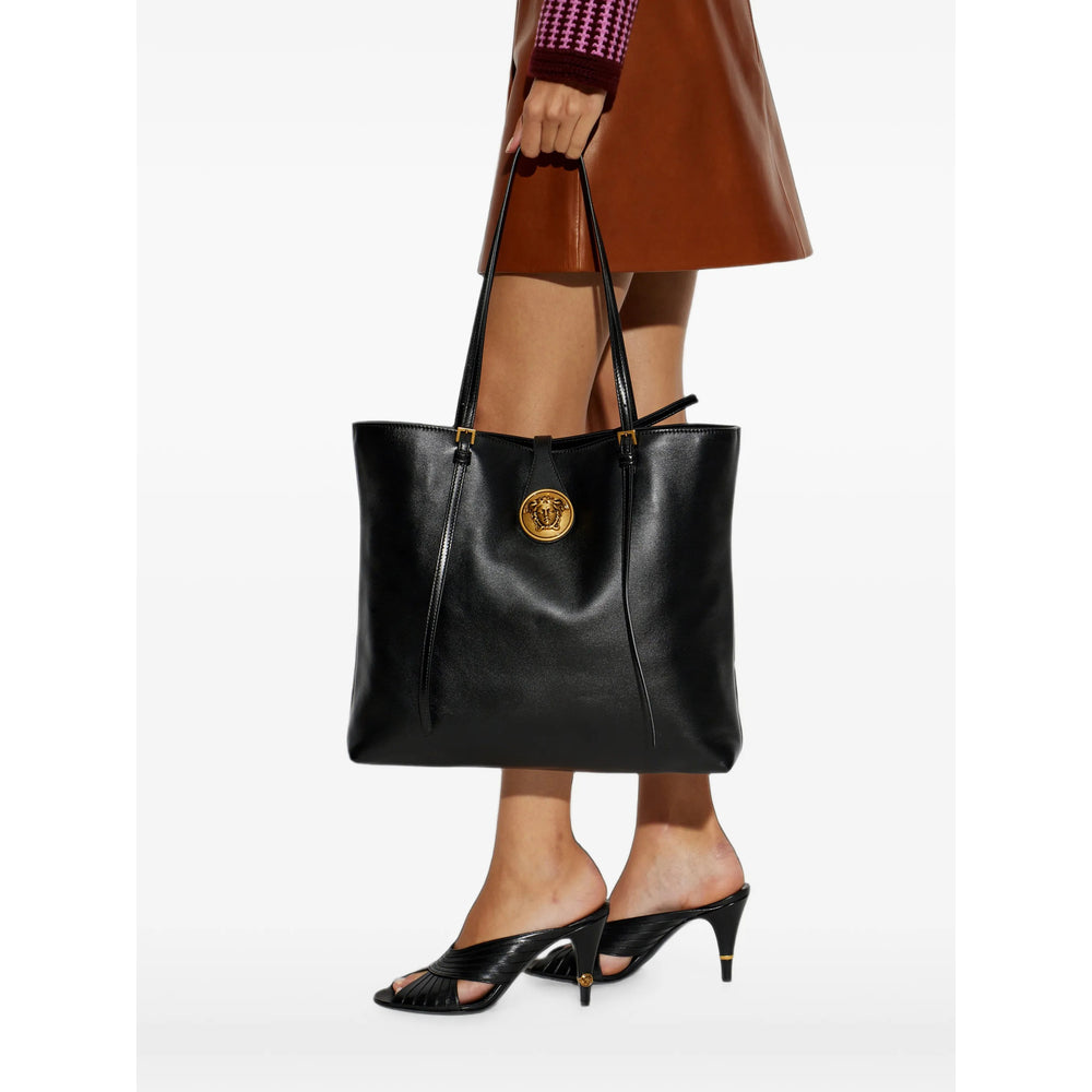 Versace Black Tote Bags Women VERSACE