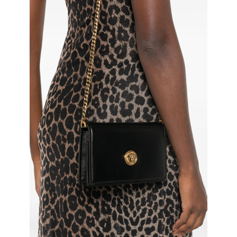 Versace Black Shoulder Bags Women VERSACE