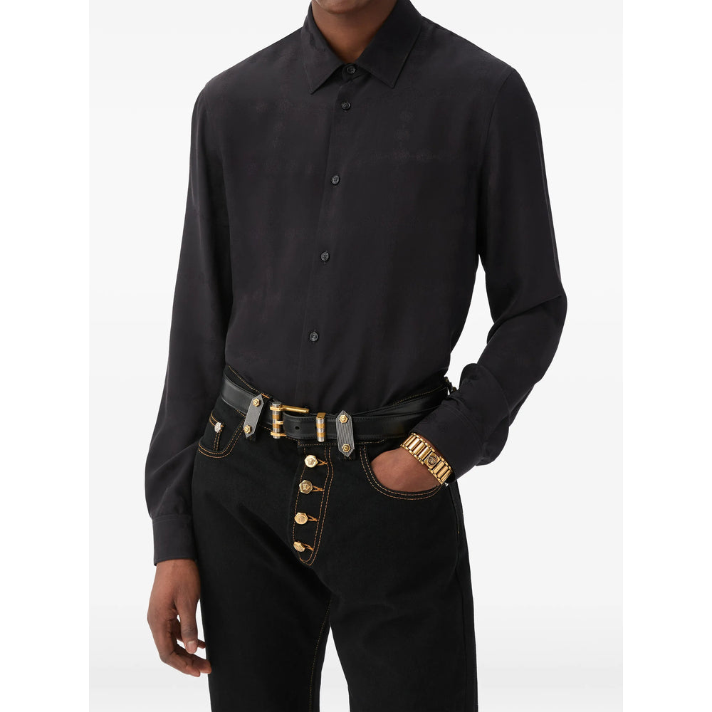 Versace Black Shirts Men VERSACE