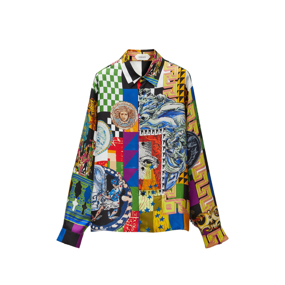 Versace Black Shirts Men VERSACE
