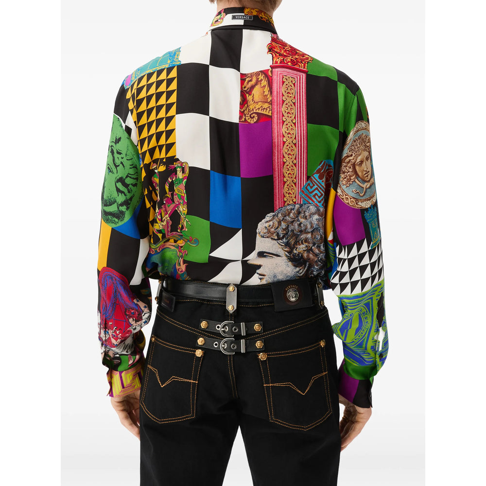Versace Black Shirts Men VERSACE