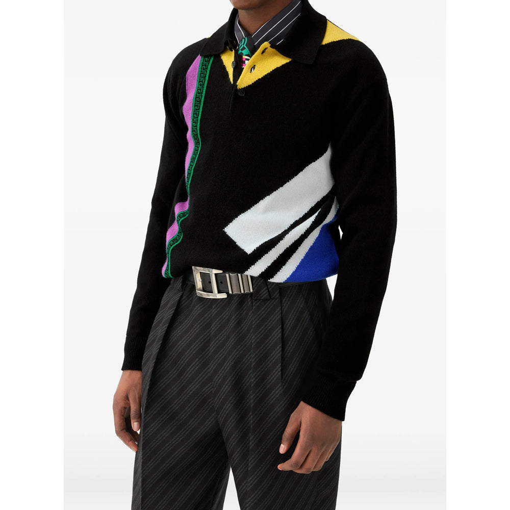 Versace Black Sweaters & Knitwear - Jumpers Men VERSACE
