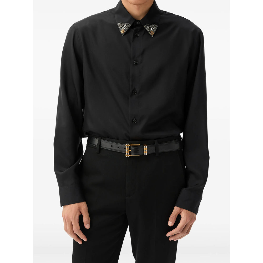 Versace Black Shirts Men VERSACE