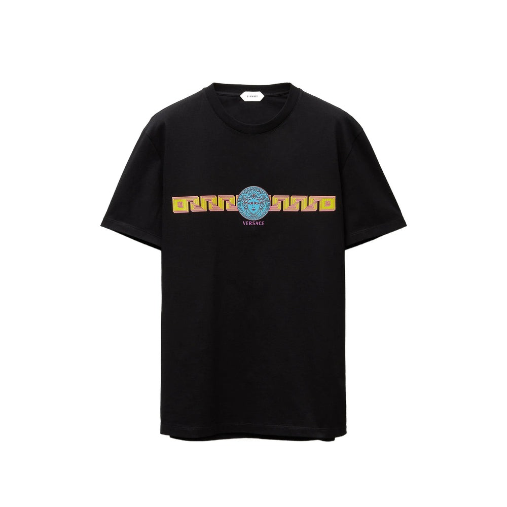 Versace Black T-Shirts & Vests Men