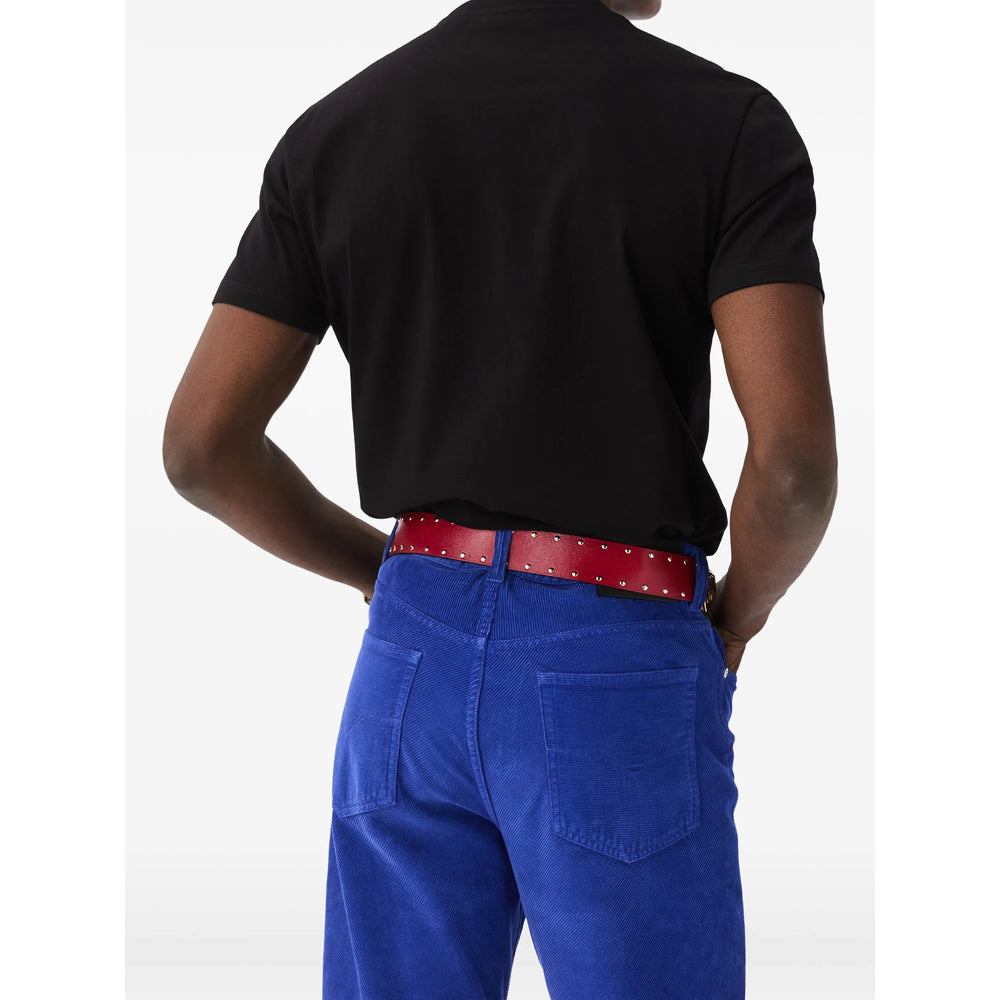 Versace Black T-Shirts & Vests Men