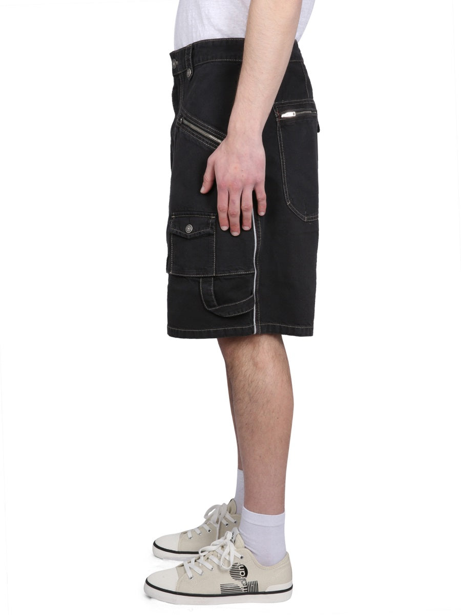 Marant Men Peio Denim Bermuda Shorts ISABEL MARANT