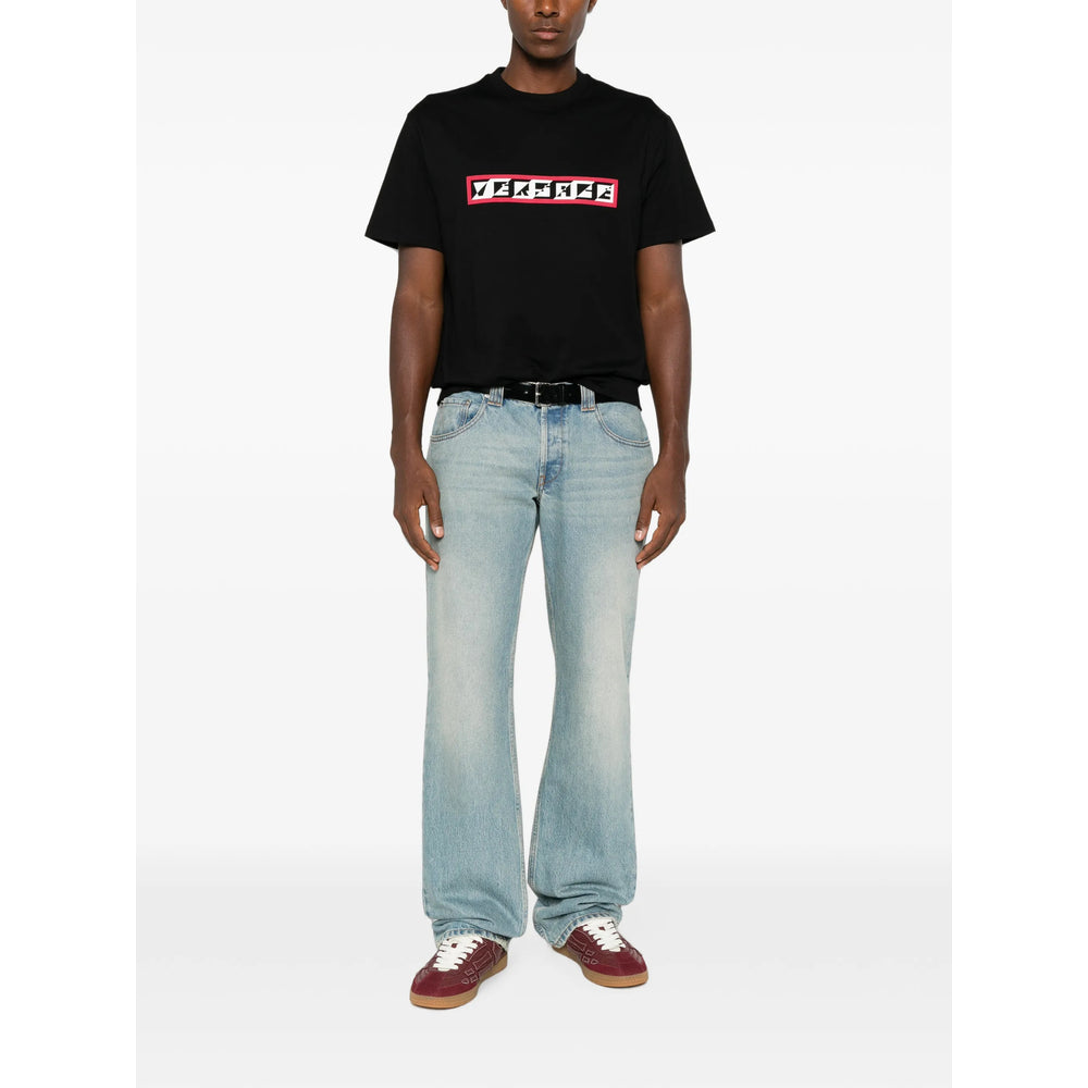 Versace Black T-Shirts & Vests - T-Shirts Men VERSACE