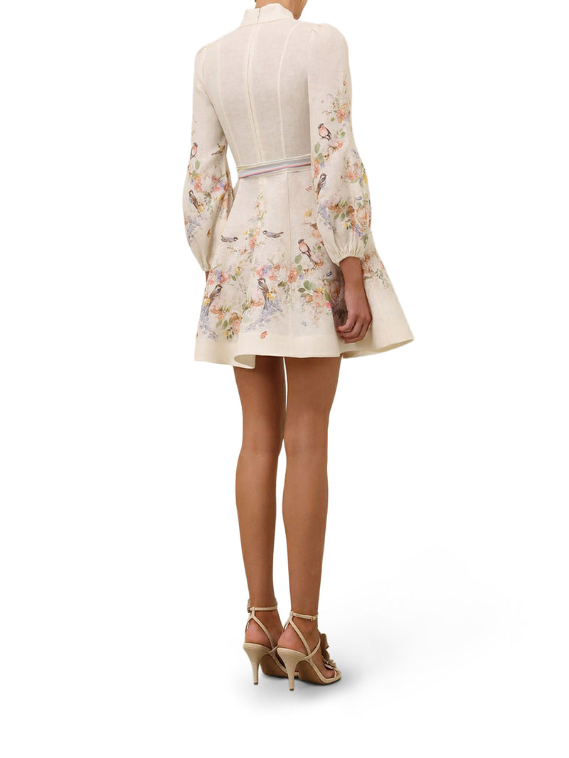 Zimmermann Women Valiant Buttoned Mini Dress ZIMMERMANN