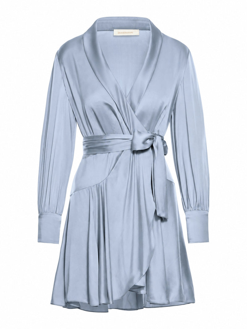 Zimmermann Women Silk Wrap Mini Dress ZIMMERMANN