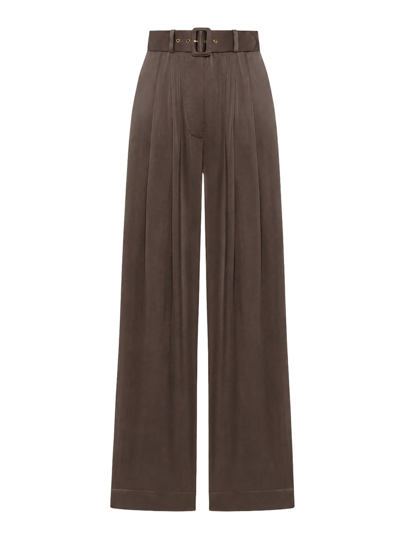 Zimmermann Women Wide Leg Seta Pantaloni ZIMMERMANN