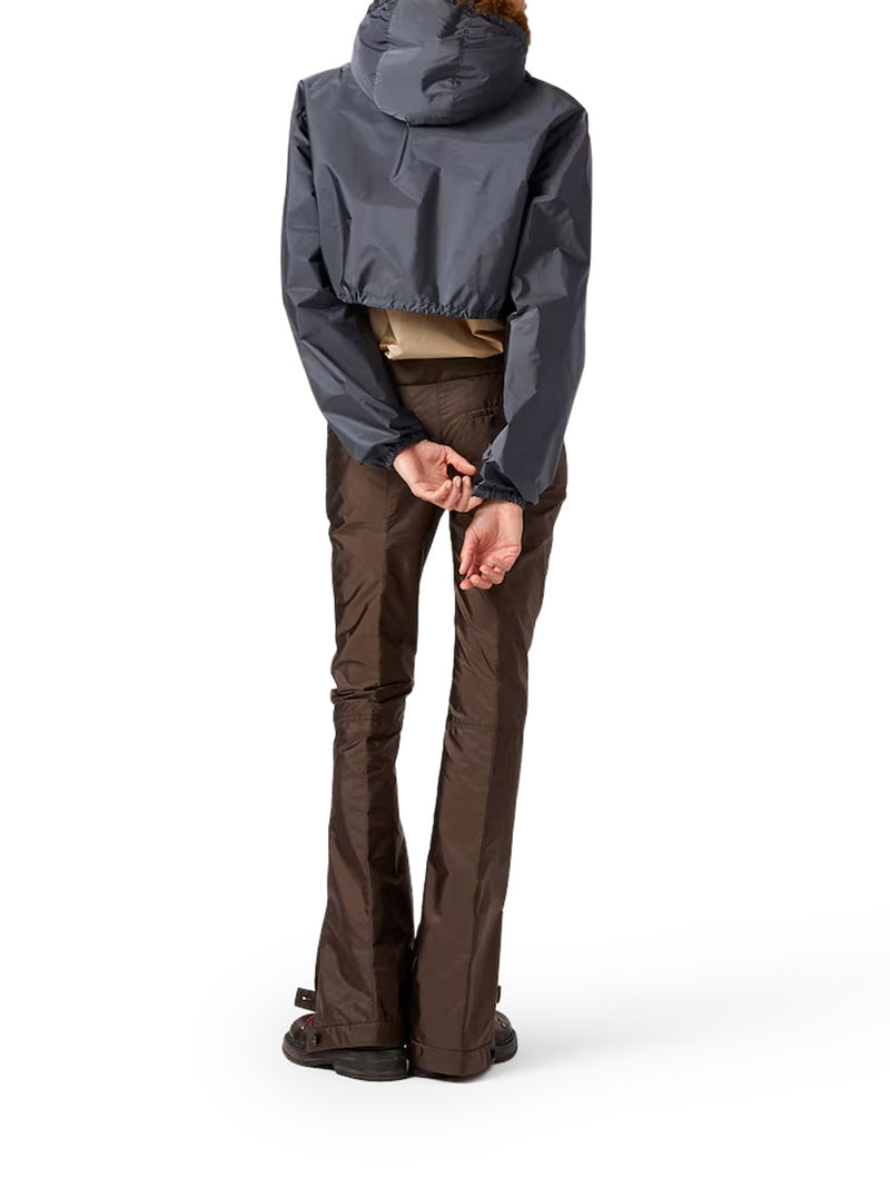 Miu Miu Women Technical Fabric And Shearling Windbreaker MIU MIU