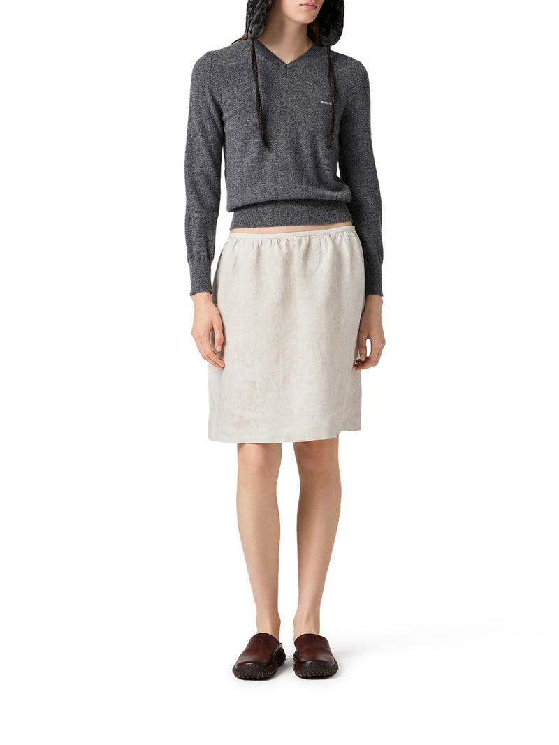 Miu Miu Women V-Neck Wool Sweater MIU MIU
