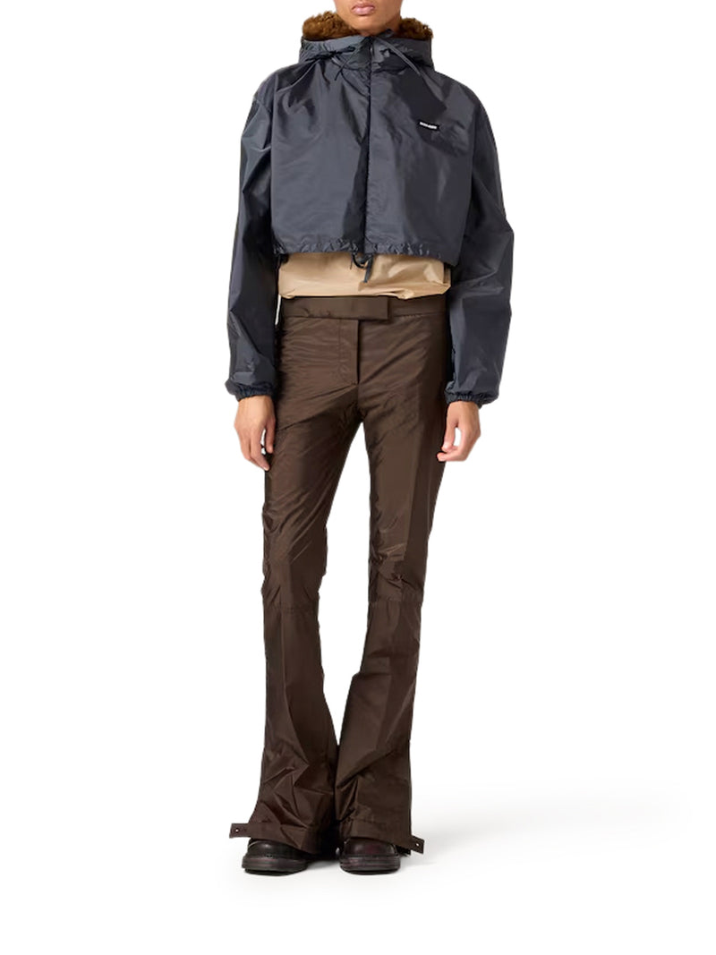 Miu Miu Women Technical Fabric Trousers MIU MIU