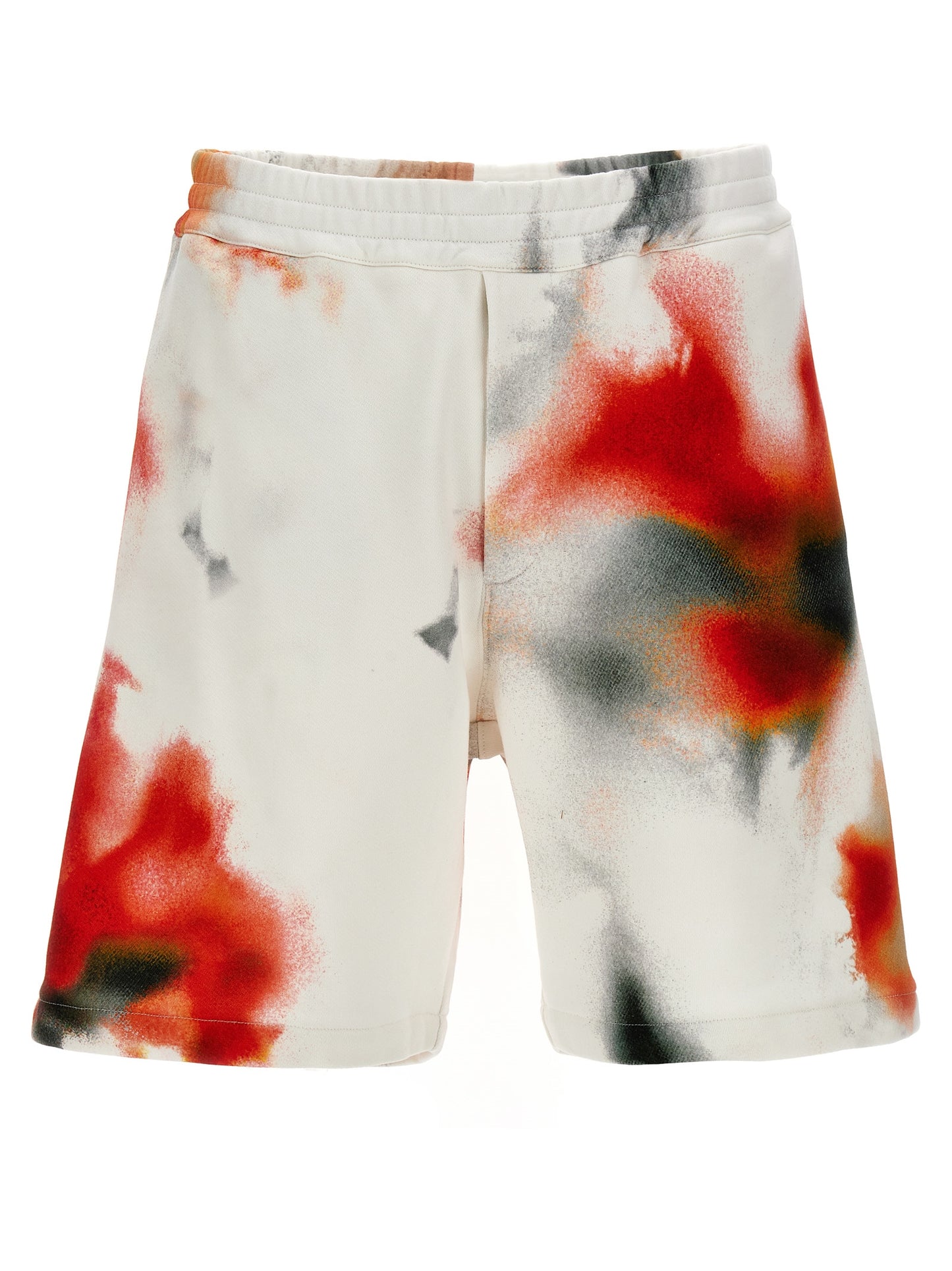 Mcqueen Men 'Obscured Flower' Bermuda Shorts ALEXANDER MCQUEEN