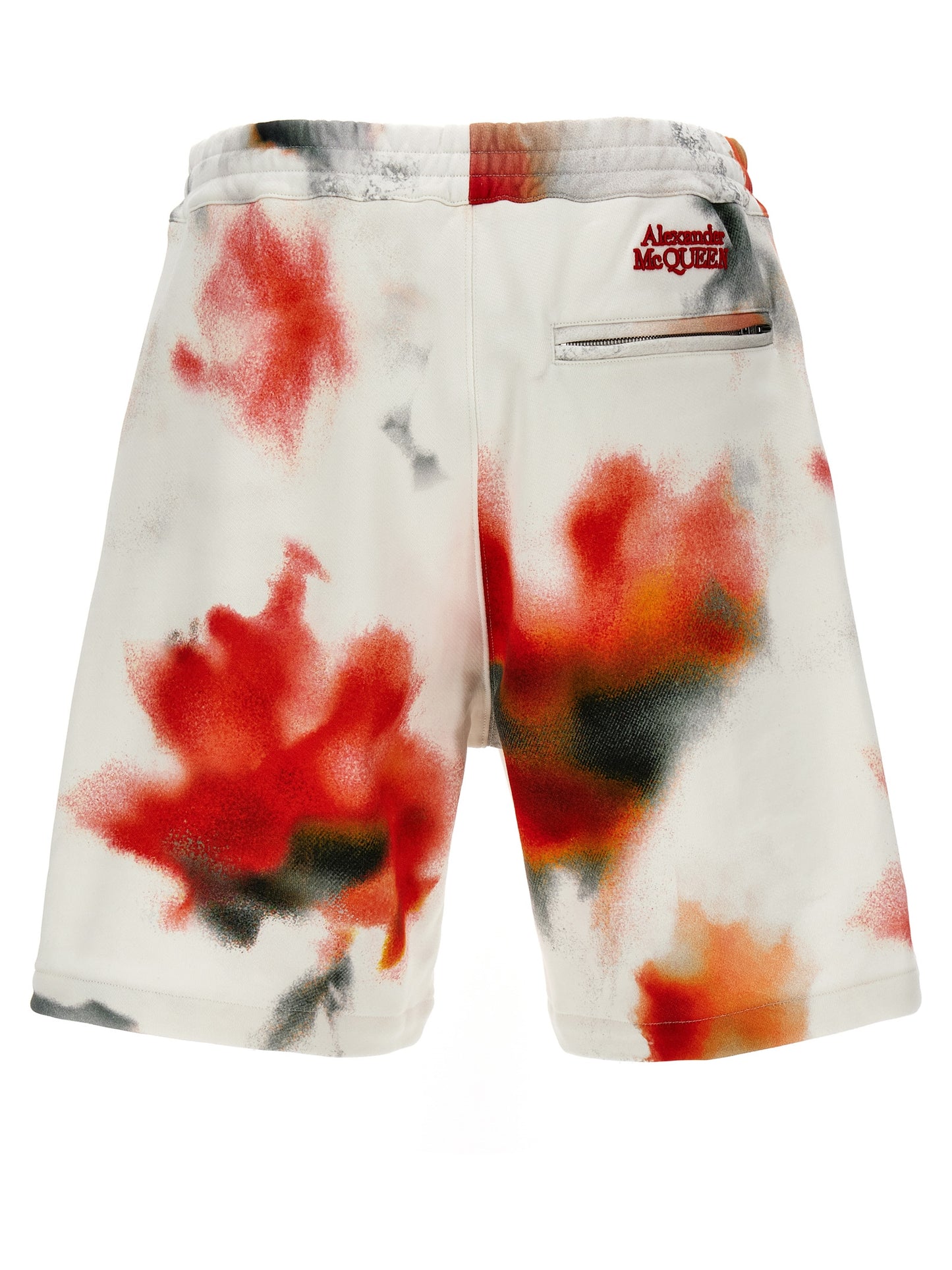 Mcqueen Men 'Obscured Flower' Bermuda Shorts ALEXANDER MCQUEEN