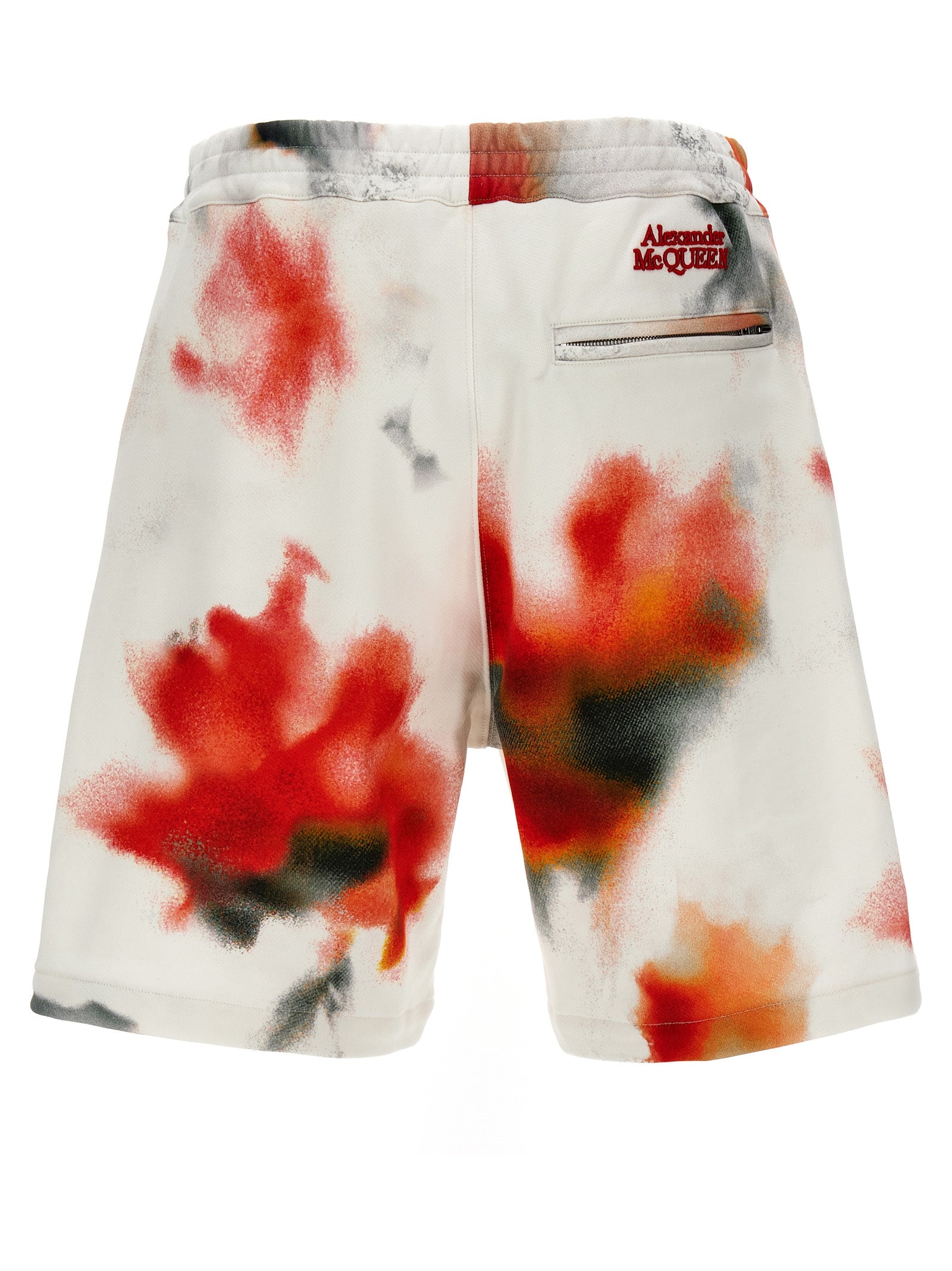Mcqueen Men 'Obscured Flower' Bermuda Shorts ALEXANDER MCQUEEN
