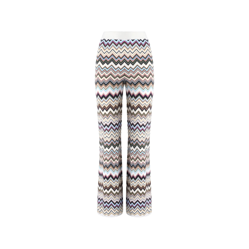 Missoni White Trousers - Flared Trousers Women MISSONI