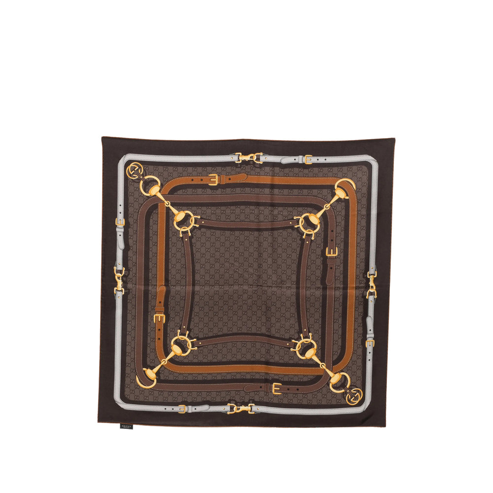 Gucci Brown Scarves Women GUCCI