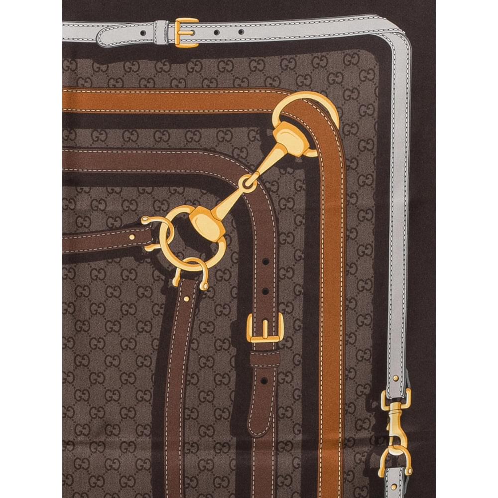 Gucci Brown Scarves Women GUCCI