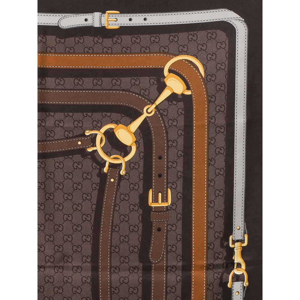 Gucci Brown Scarves Women GUCCI