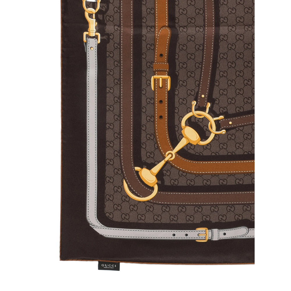 Gucci Brown Scarves Women GUCCI