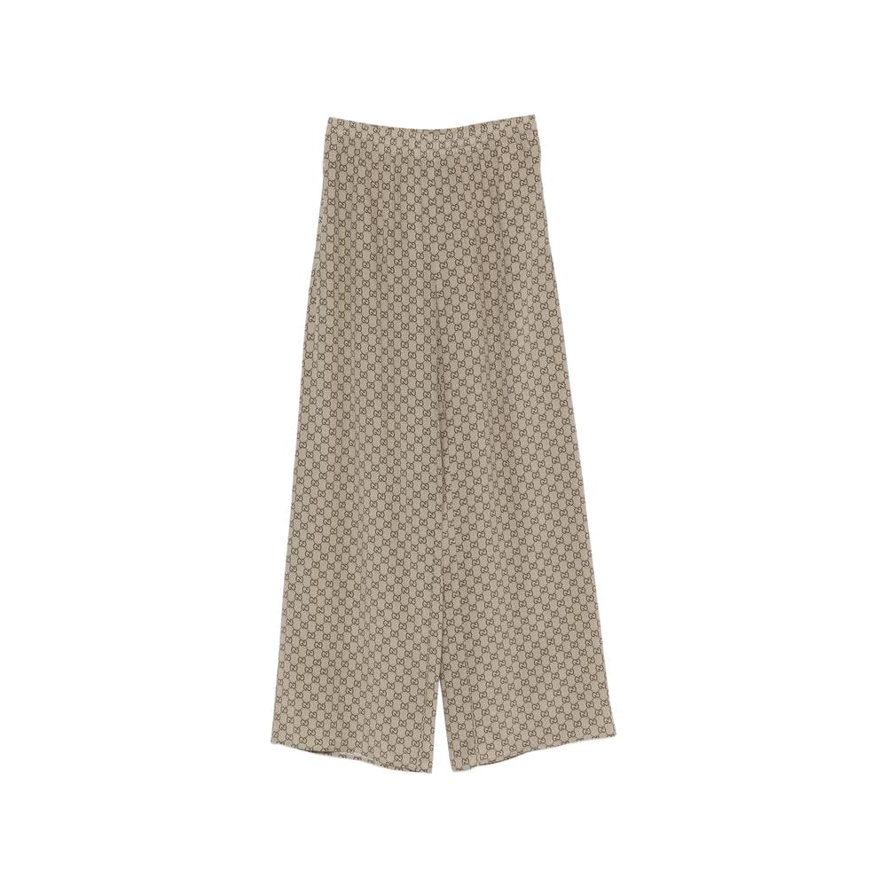 Gucci Neutrals Trousers - Palazzo Pants Women GUCCI