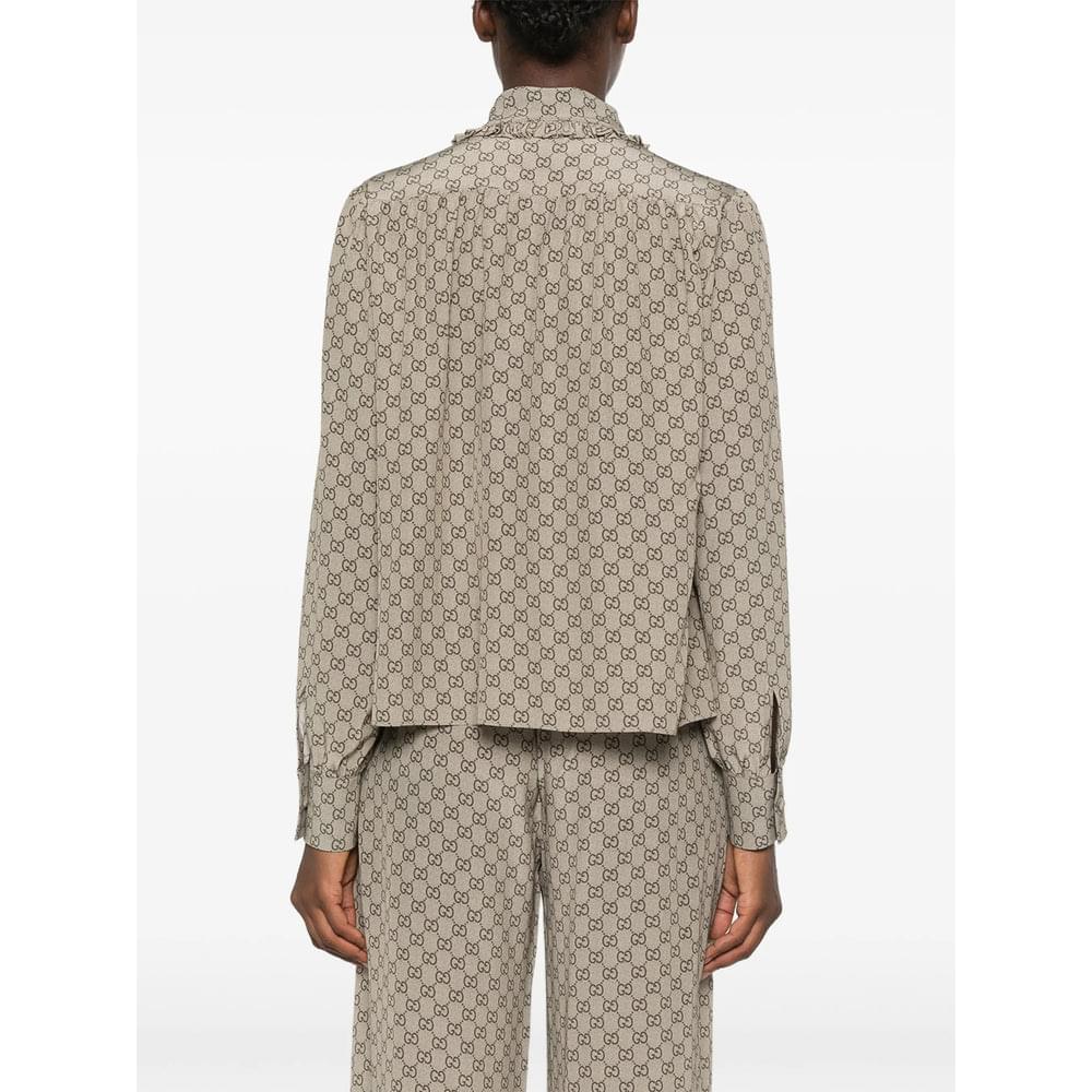 Gucci Neutrals Tops - Shirts Women GUCCI