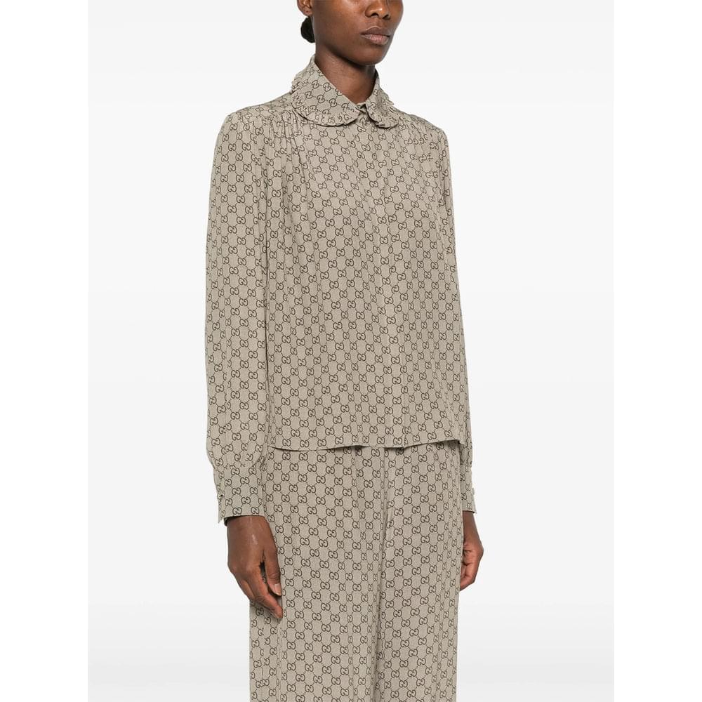 Gucci Neutrals Tops - Shirts Women GUCCI
