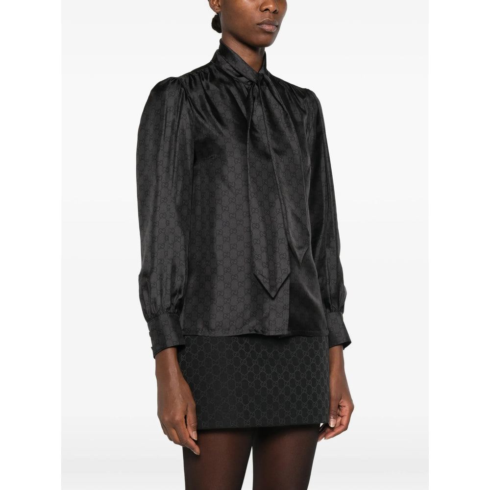 Gucci Black Tops - Blouses Women GUCCI