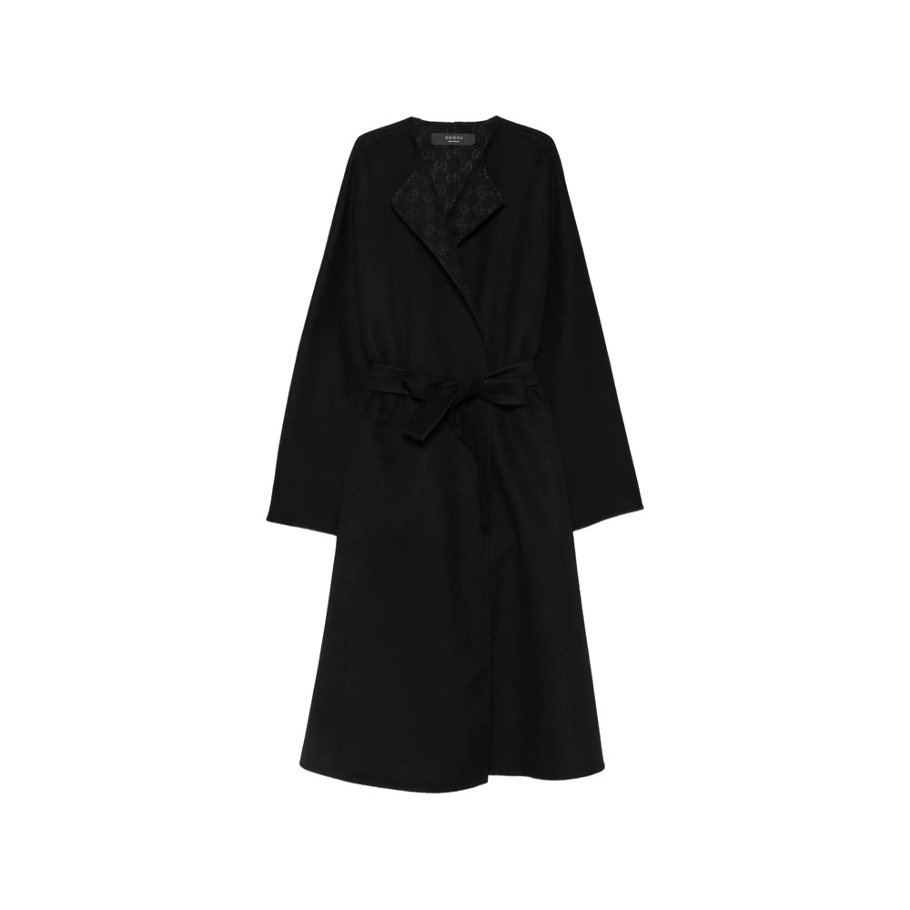 Gucci Black Coats - Single Breasted Coats Women GUCCI