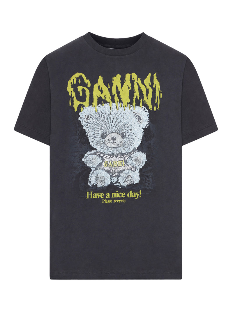Ganni Women Graphic Print T-Shirt GANNI
