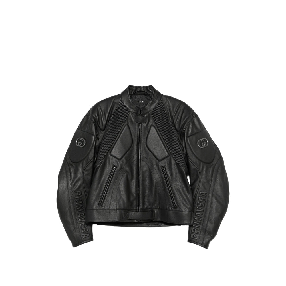 Gucci Black Jackets - Leather Jackets Men GUCCI