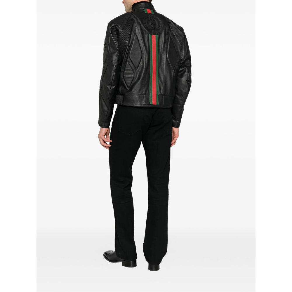 Gucci Black Jackets - Leather Jackets Men GUCCI