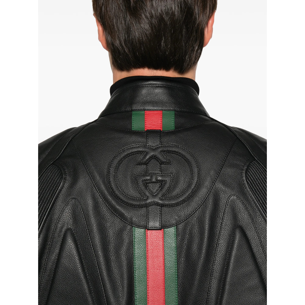 Gucci Black Jackets - Leather Jackets Men GUCCI