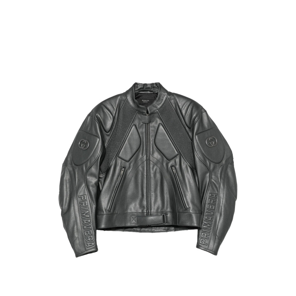Gucci Black Jackets - Leather Jackets Men GUCCI