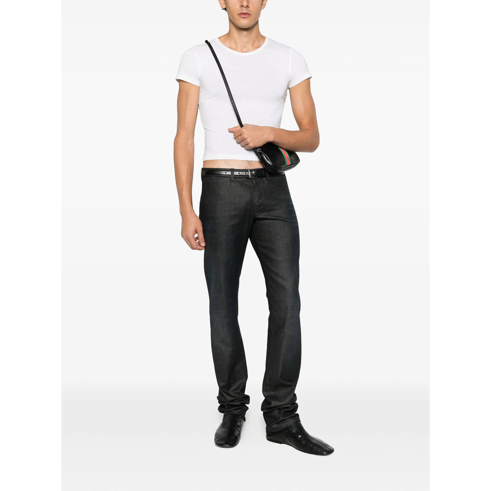 Gucci Black Denim - Regular & Straight-Leg Jeans Men GUCCI
