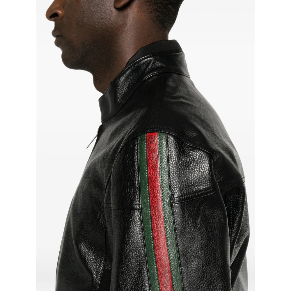 Gucci Black Jackets - Leather Jackets Men GUCCI
