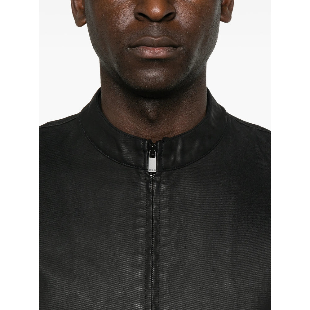 Gucci Black Jackets - Biker Jackets Men GUCCI