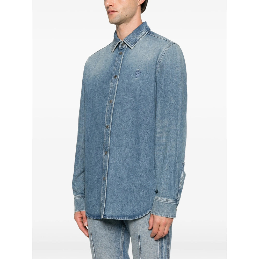 Gucci Blue Shirts Men GUCCI