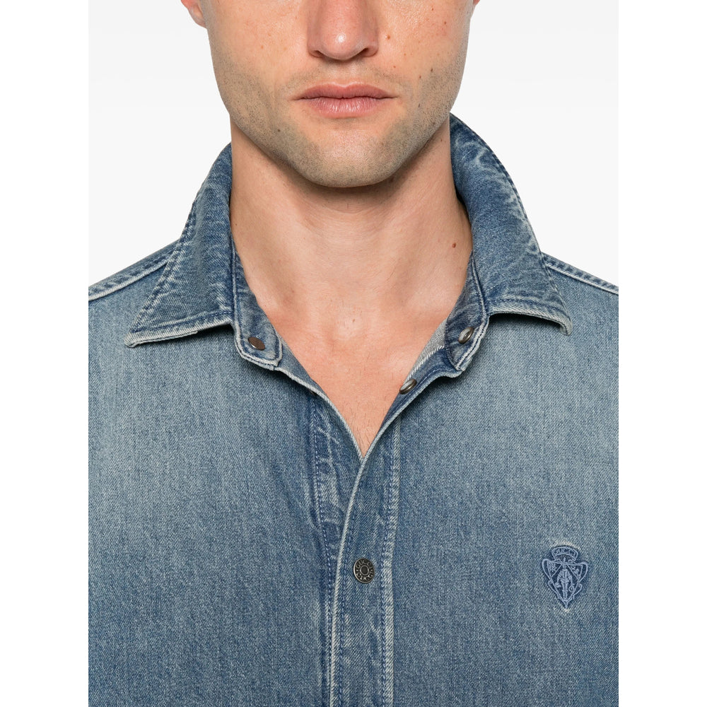 Gucci Blue Shirts Men GUCCI
