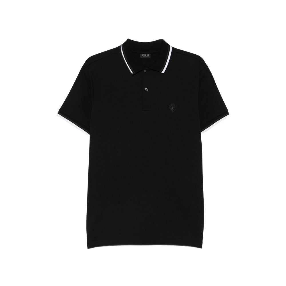 Gucci Black Polo Shirts Men GUCCI