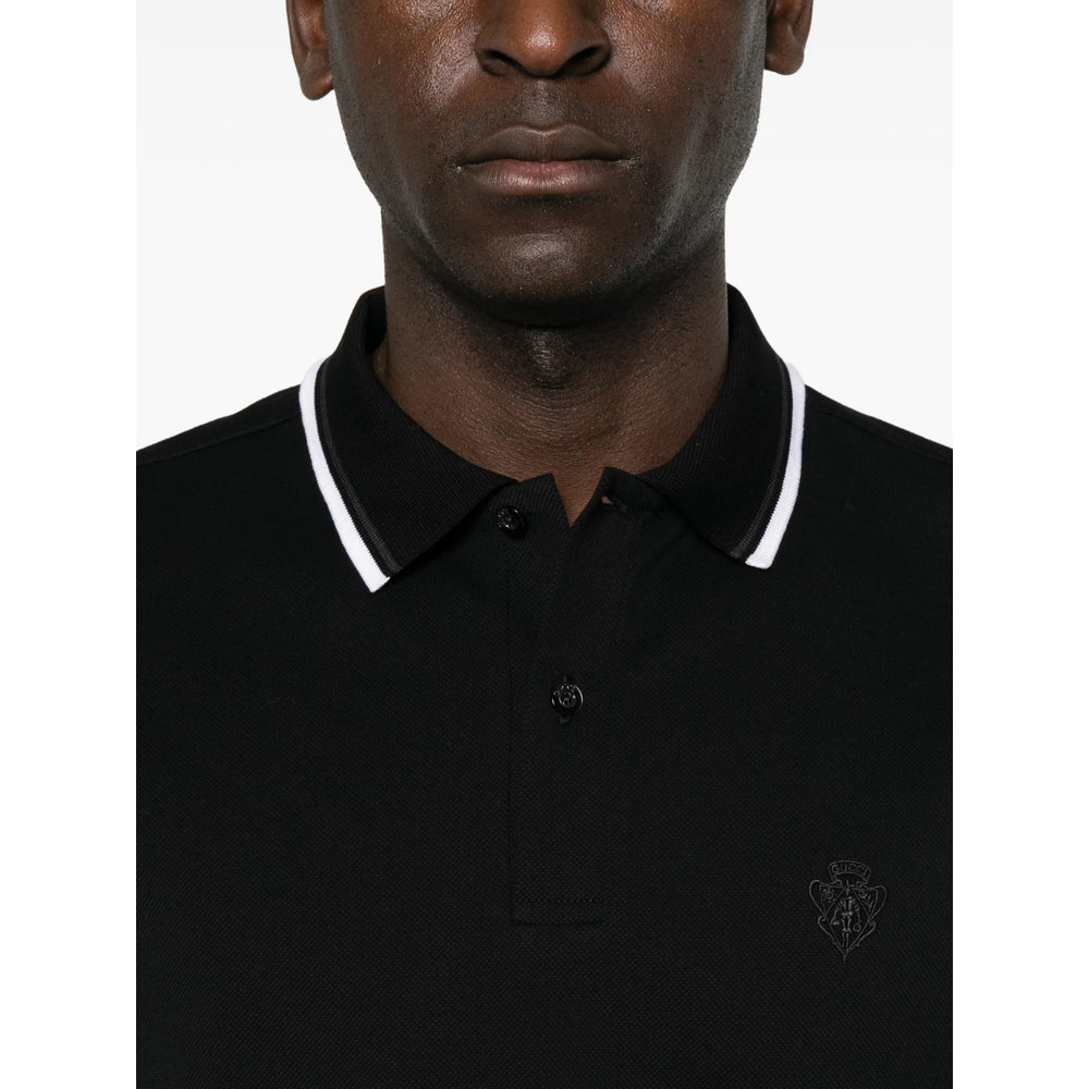 Gucci Black Polo Shirts Men GUCCI