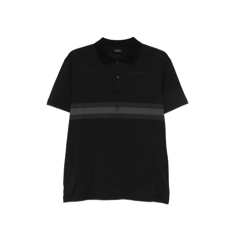 Gucci Black Polo Shirts Men GUCCI