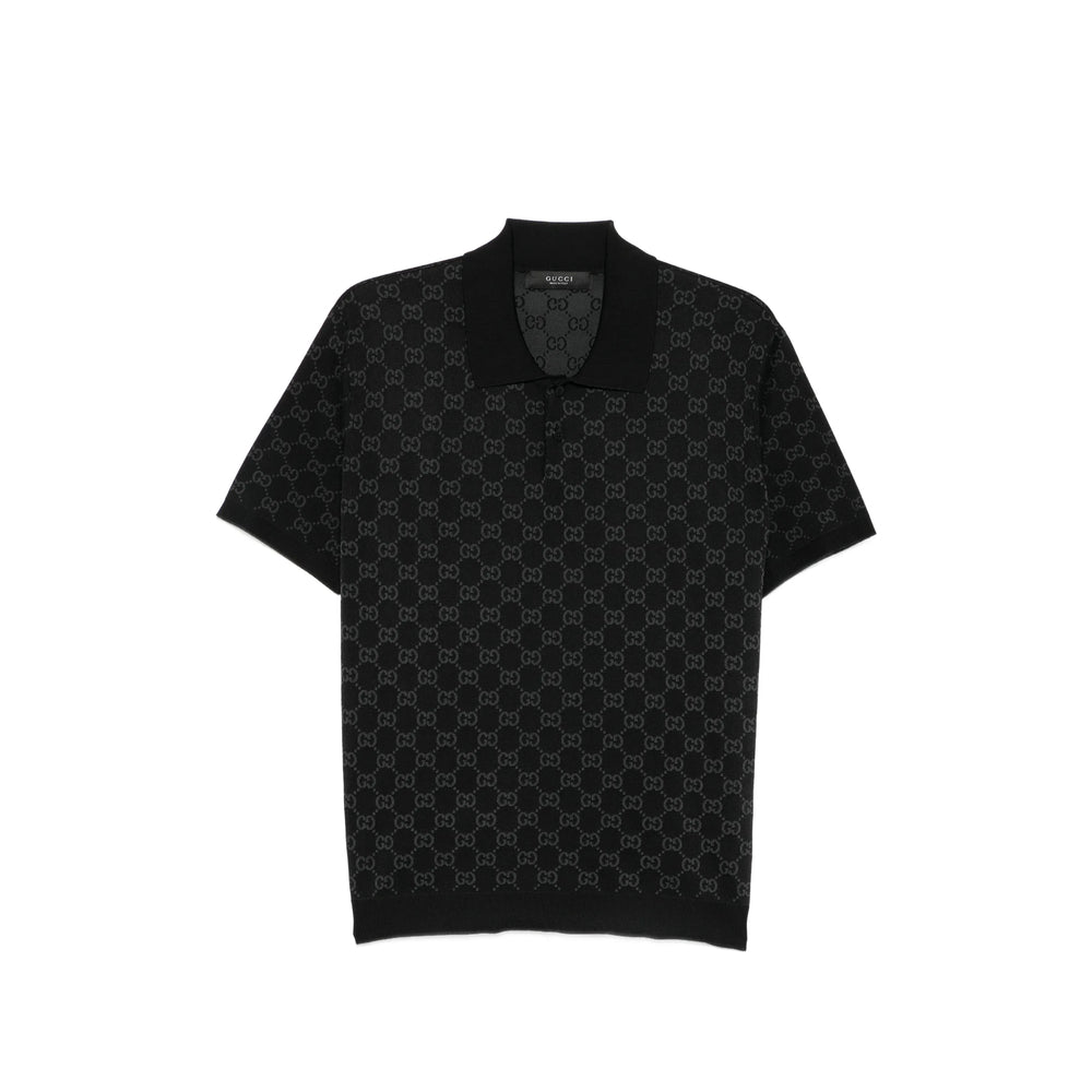 Gucci Black Polo Shirts Men GUCCI