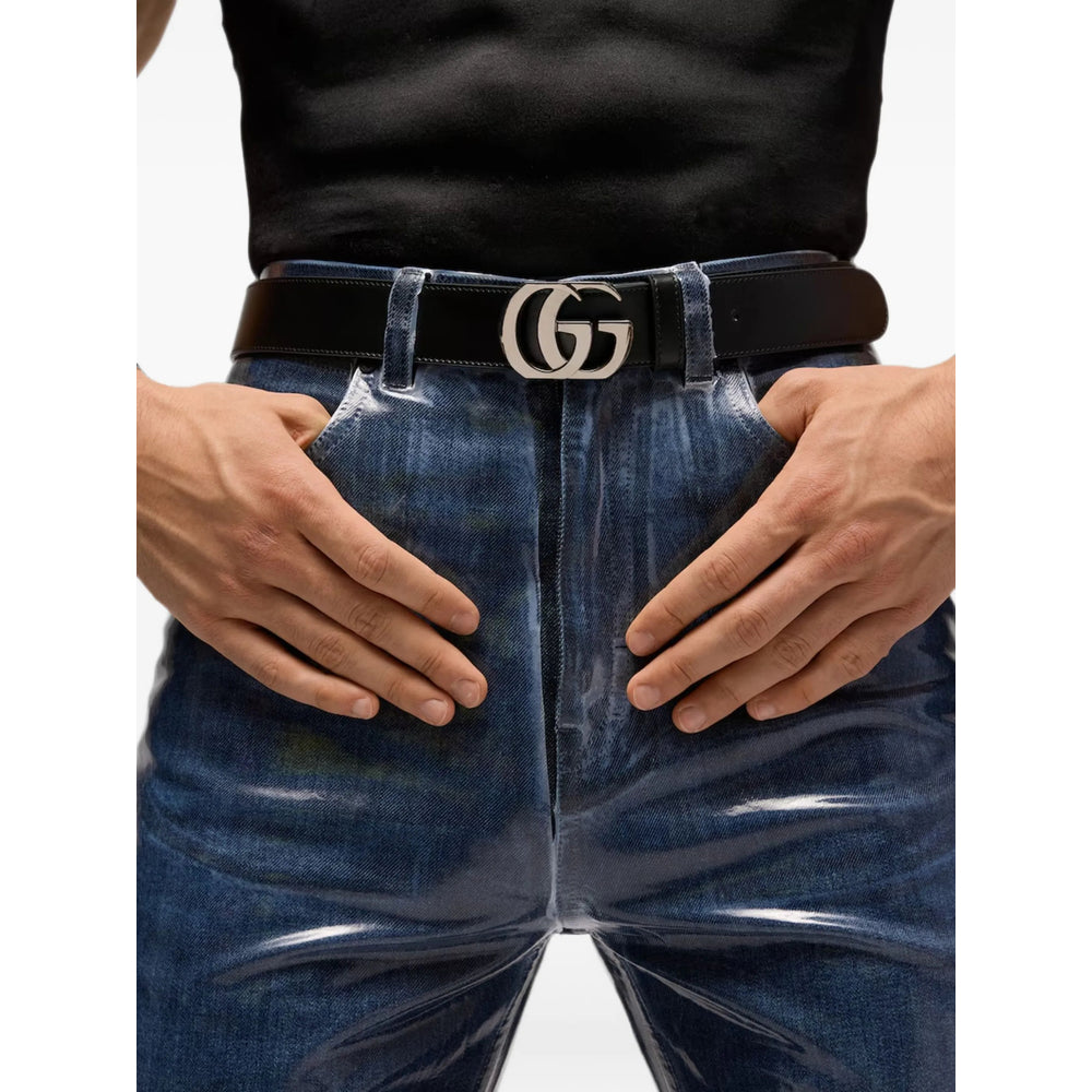 Gucci Black Belts Men GUCCI