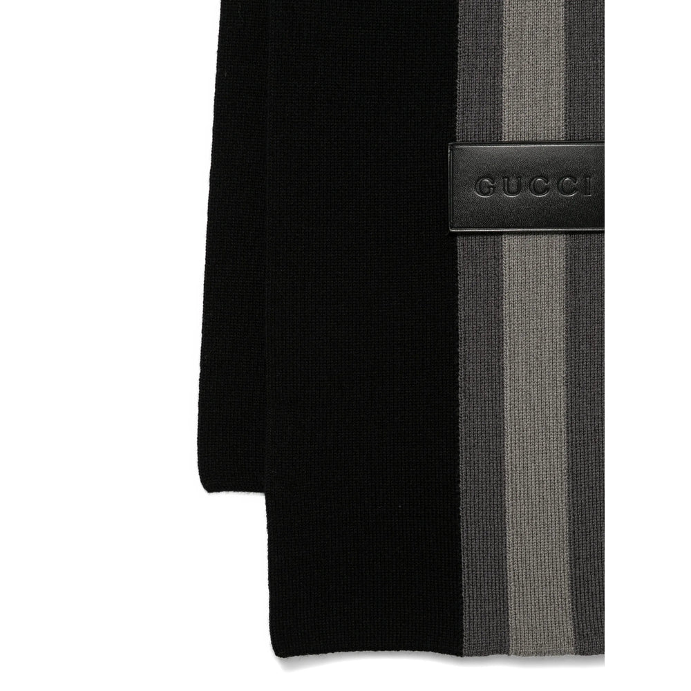 Gucci Black Scarves Men GUCCI