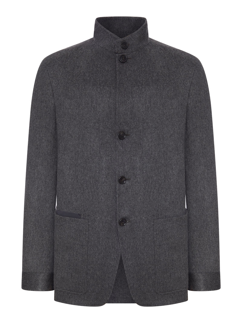 Zegna Men The Count Jacket In Cashmere Oasis ZEGNA