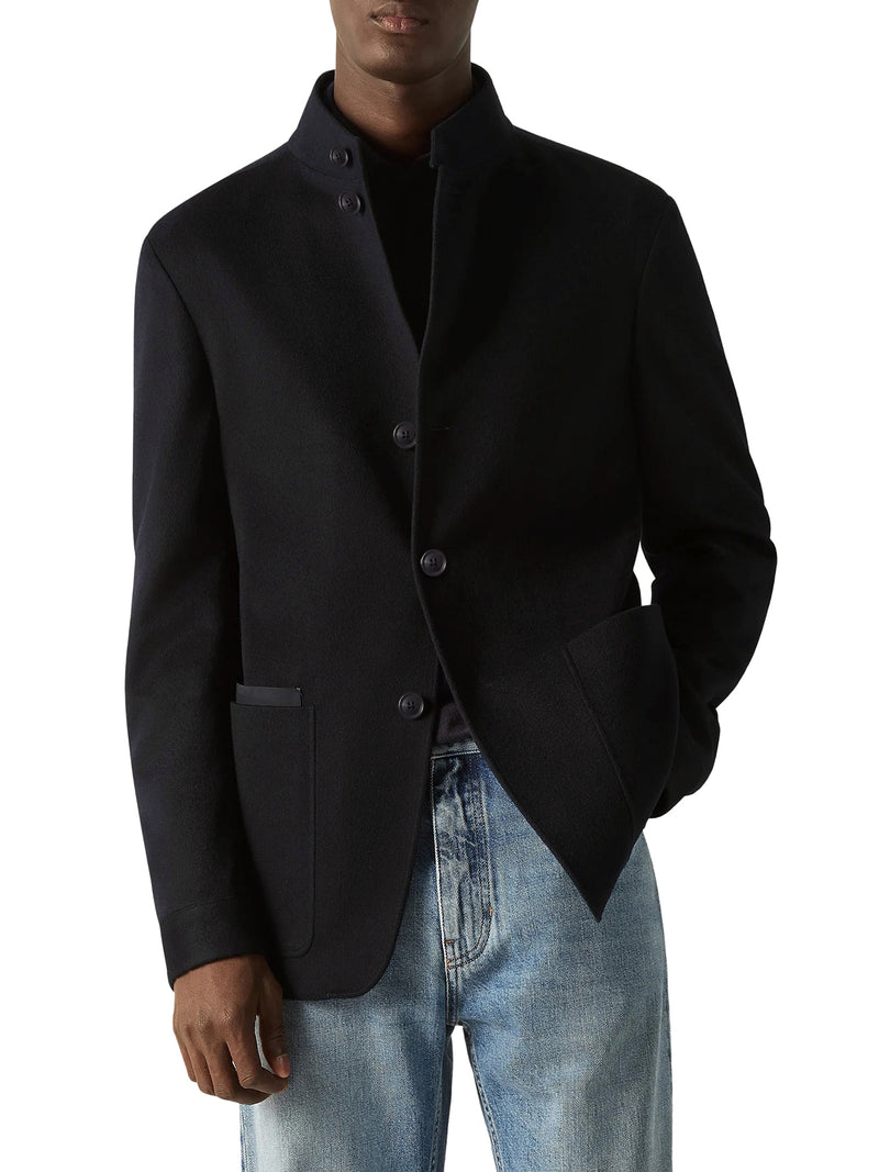 Zegna Men The Count Jacket In Cashmere Oasis ZEGNA