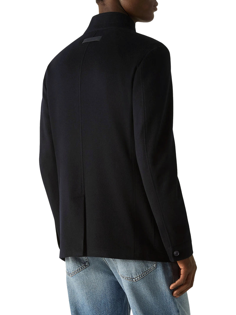 Zegna Men The Count Jacket In Cashmere Oasis ZEGNA